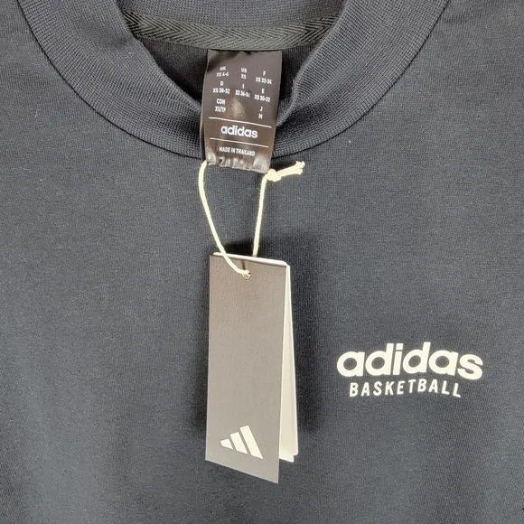 🔥SALE🔥 Adidas Basketball T-shirt Long Sleeve Black XS Women's - Picture 12 of 15